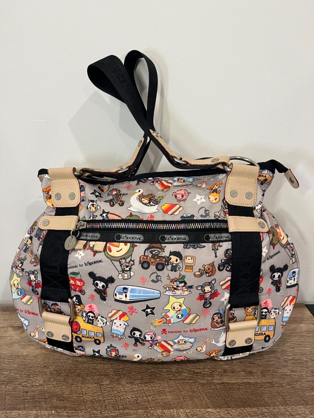 Tokidoki x LeSportsac Zucca Shoulder Bag Trasporto Print y2k kawaii